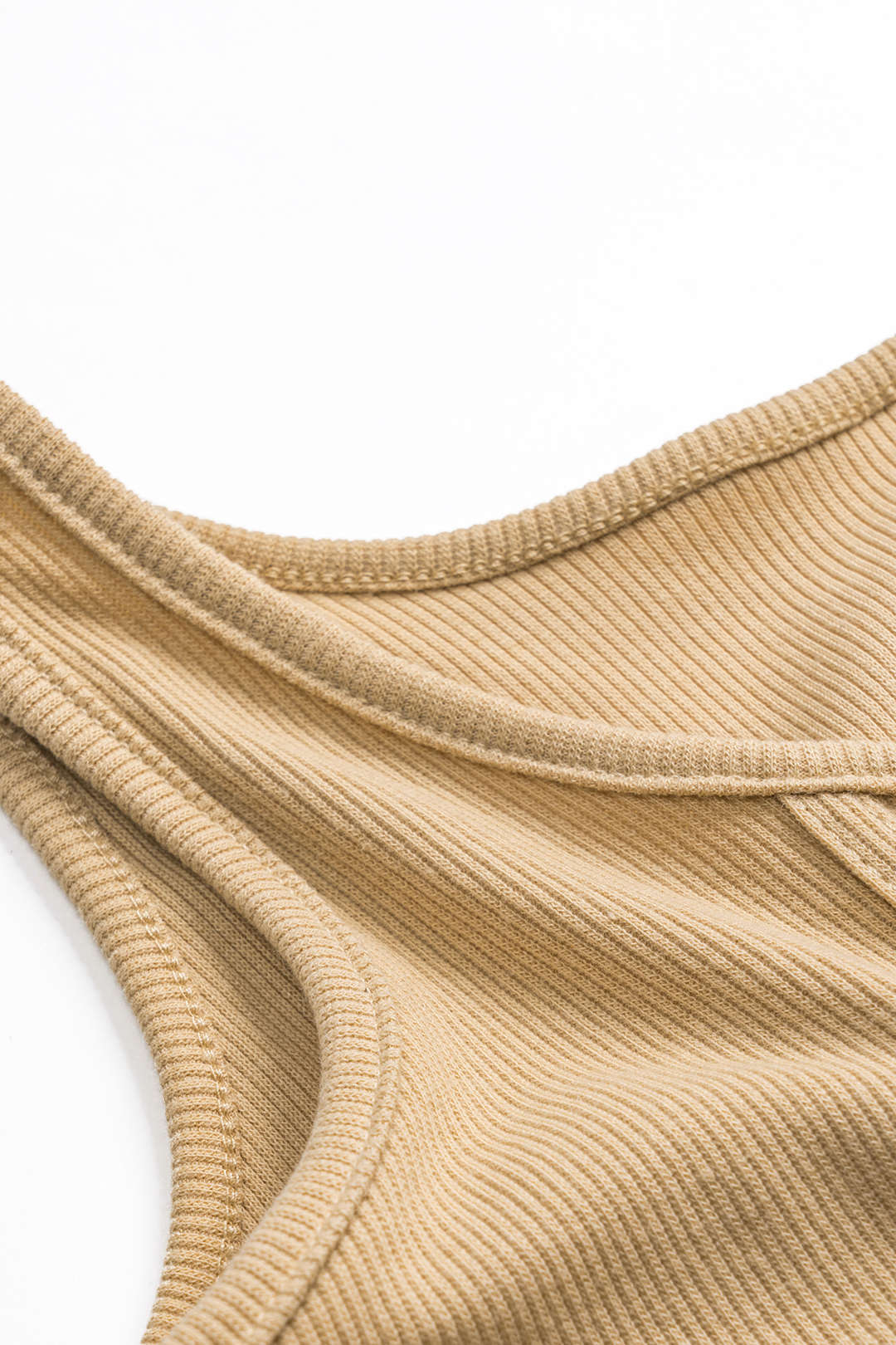 Basic Ribbed Solid Tank Top