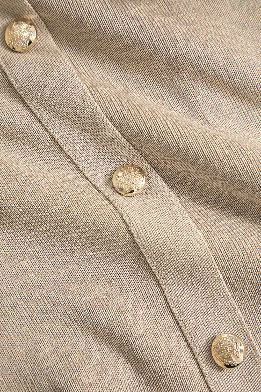 Cropped Button-Up Knit Top and Maxi Skirt Ensemble