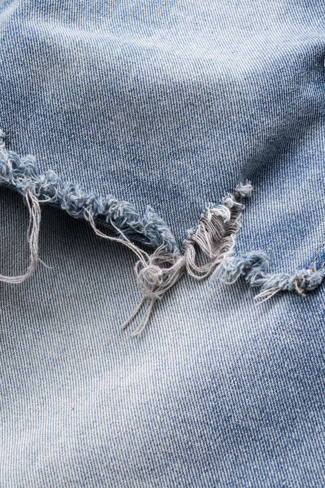 Patchwork Straight Leg Denim Jeans