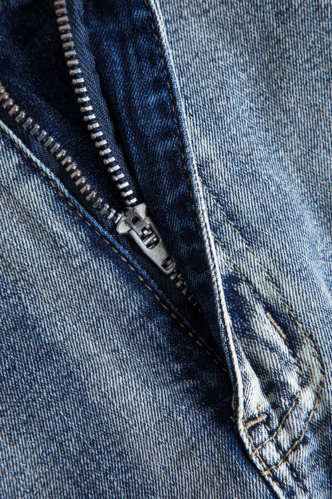 Denim High Waist Pocket Zipper Skirt