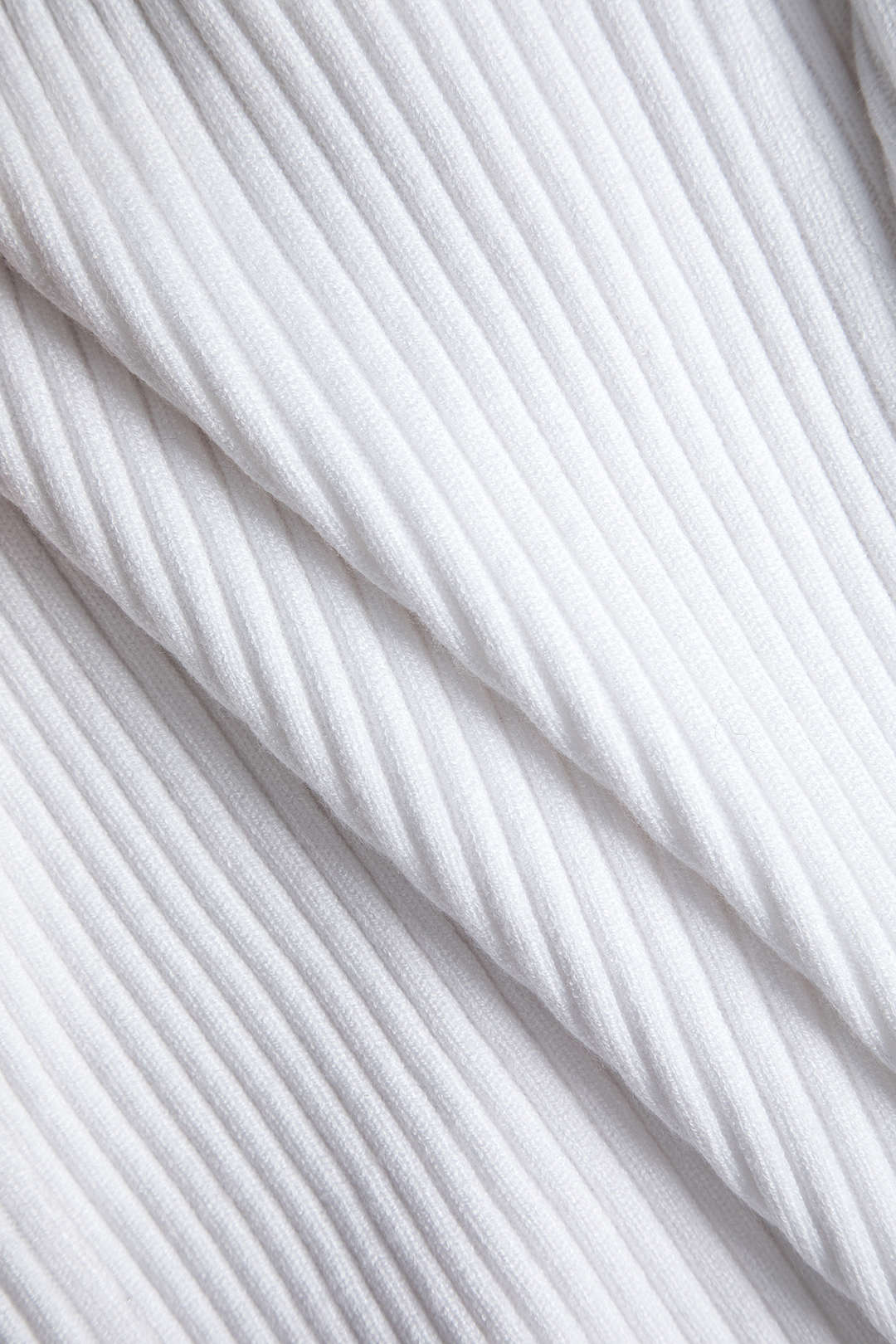 Solid Knitted V-Neck Long-Sleeve Top