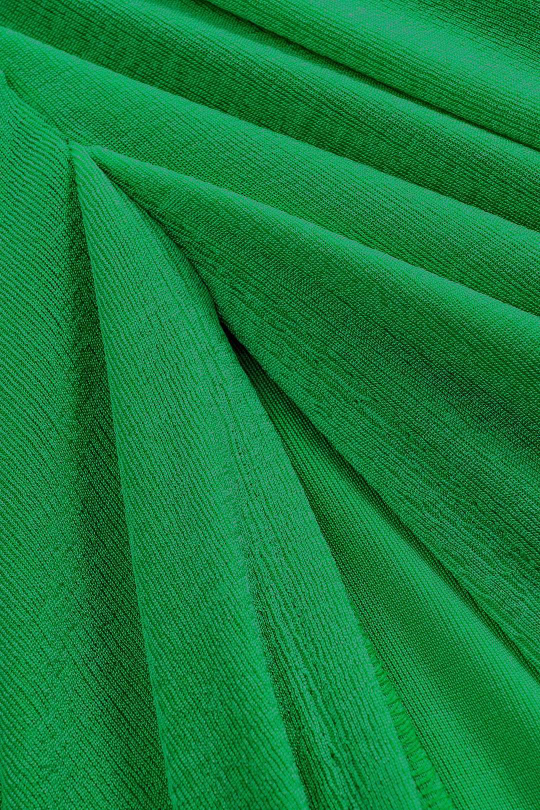 Plus Size Ruched Slit Skirt