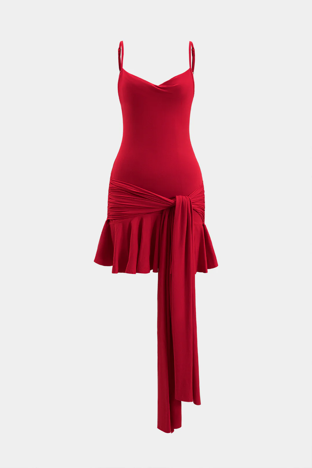 Ruffled Sleeveless Mini Dress