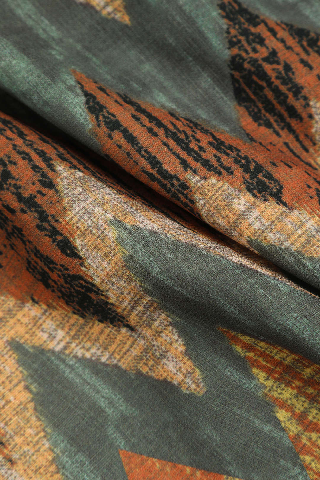 Printed Knotted Mini Skirt