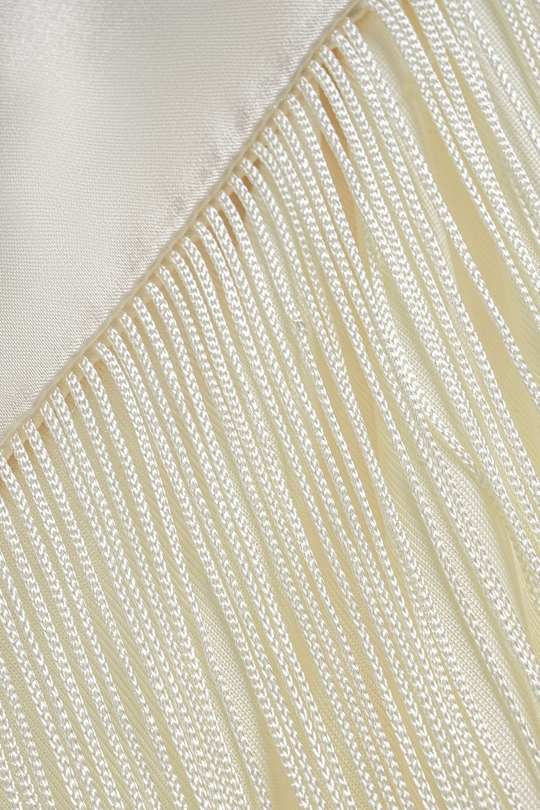 Fringe Patchwork Sleeveless Mid-length Dress