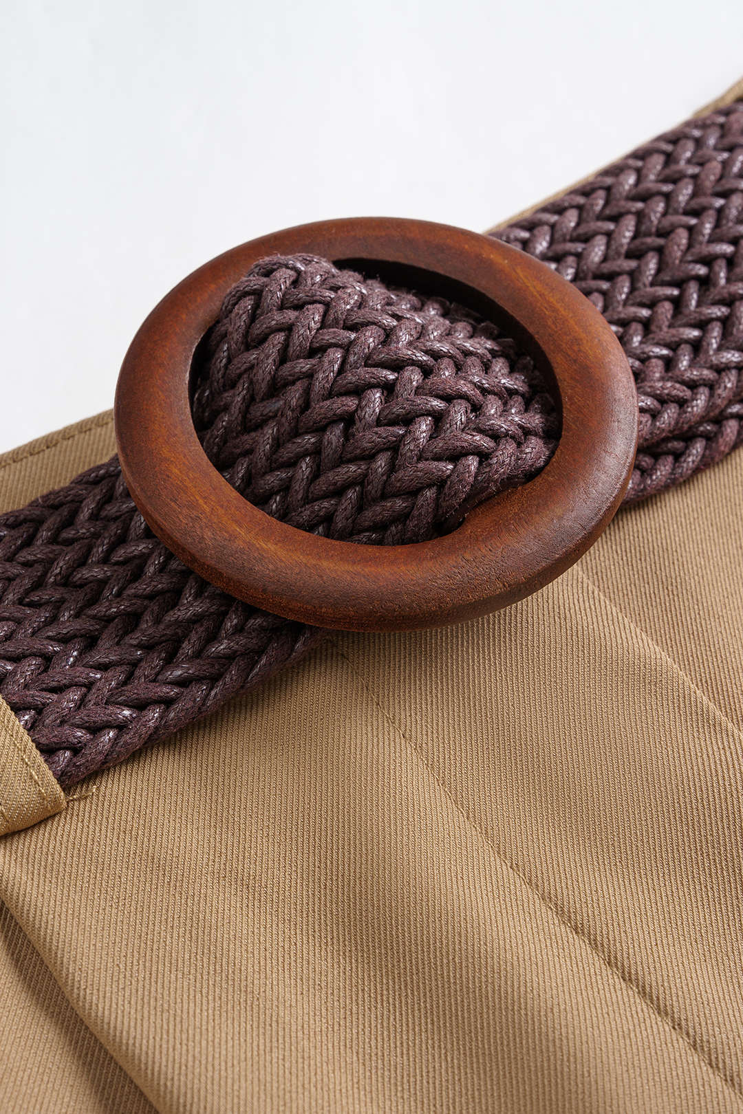 Belted Ruched Shorts