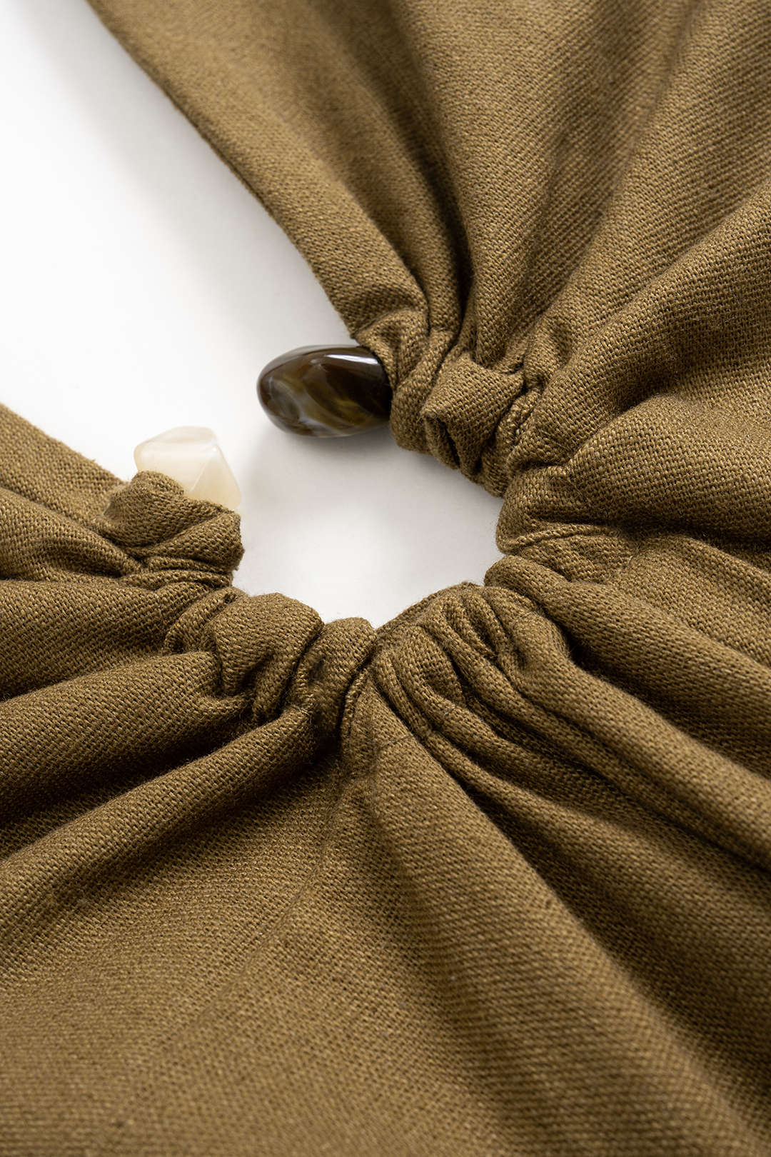 Satin Metallic V-Neck Halter Tie-Back Sleeveless Maxi Dress