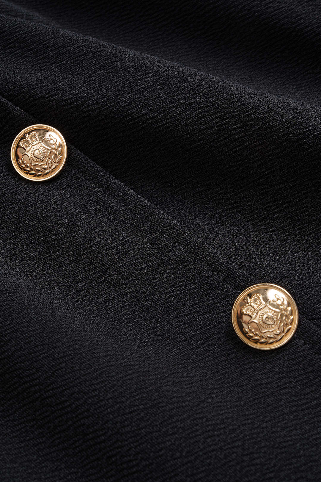 Plus Size Button High Waist  Skirt