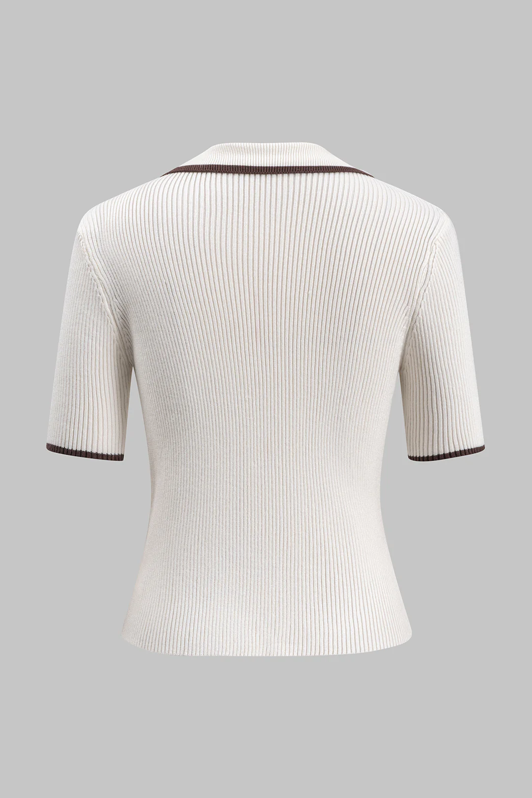 Knit Textured Short Sleeve T-Shirt