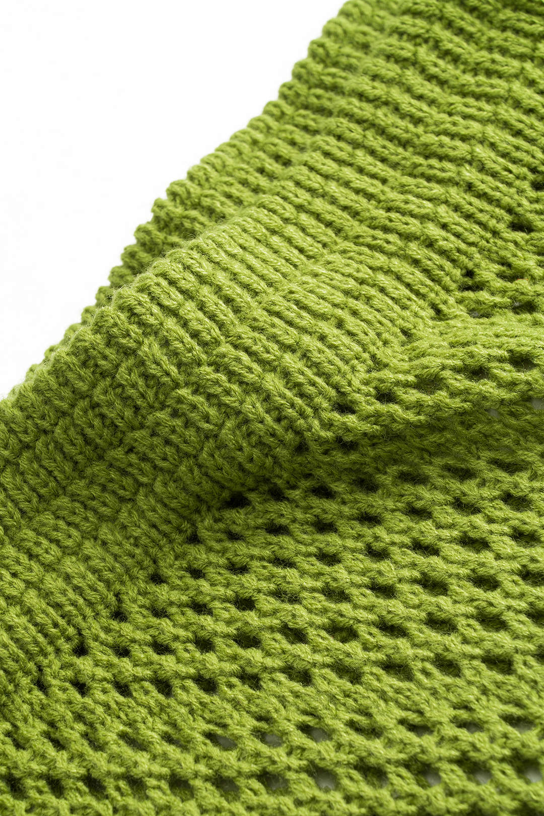 Plus Size Knitted Fringe High-Waist Skirt