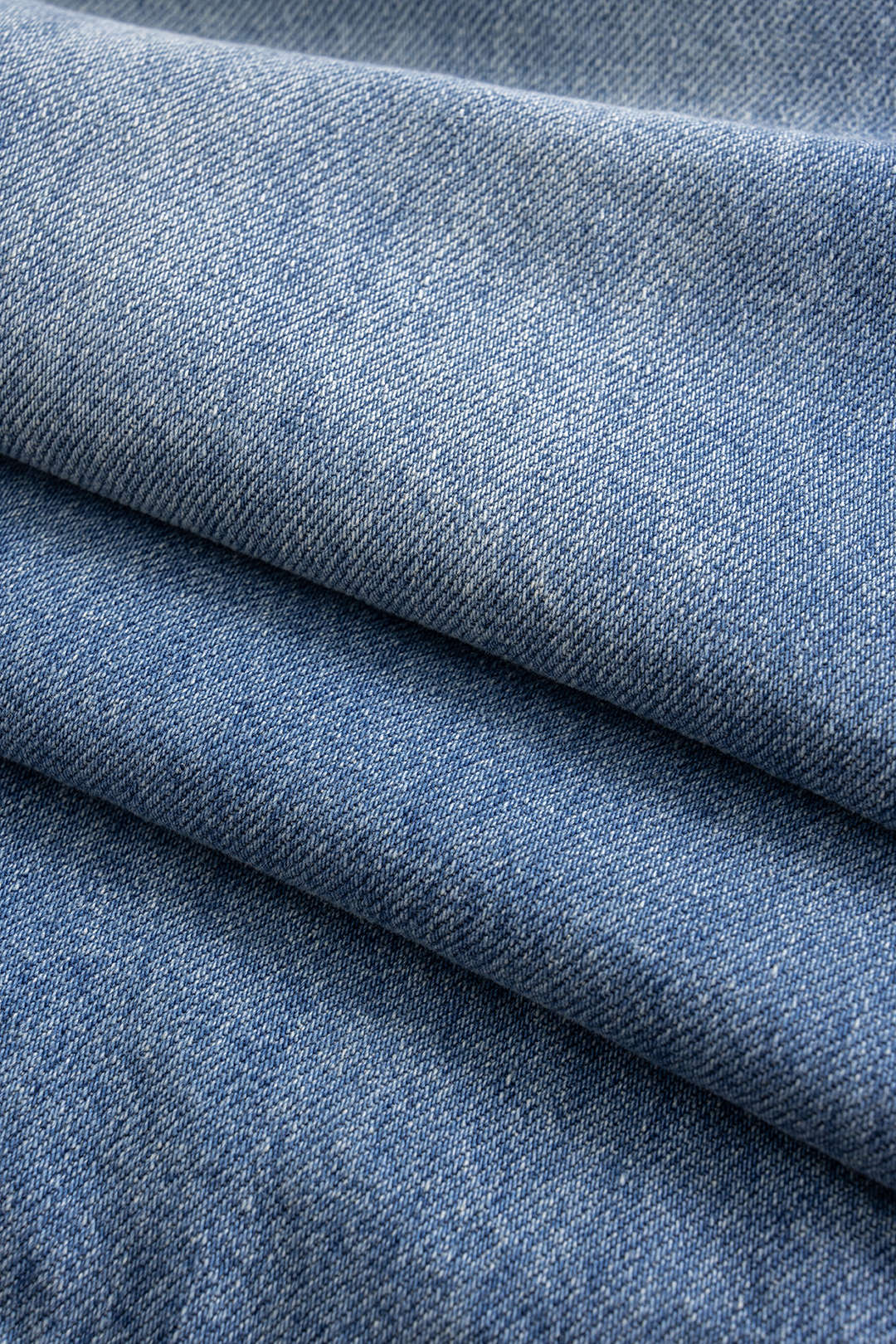 Denim Patchwork Asymmetric Shorts