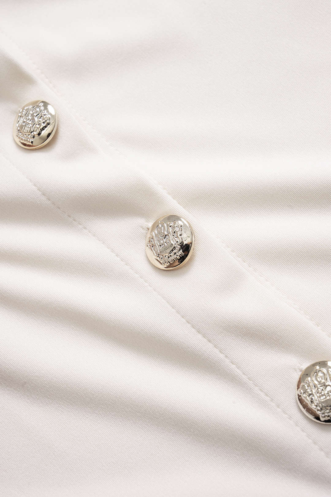 Metallic Button Sleeveless Tank Top and 3D Floral Skirt Ensemble