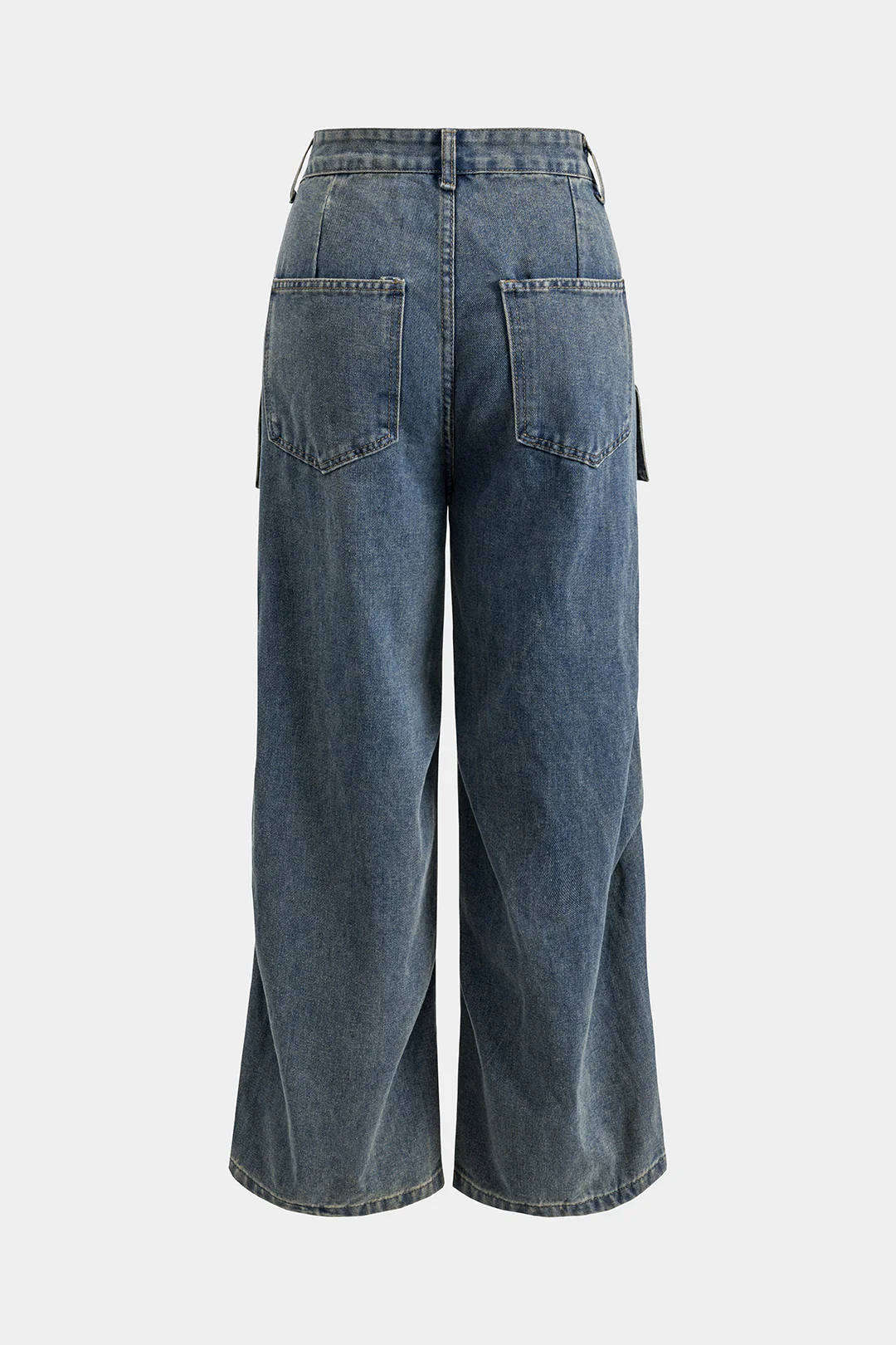 Denim High Waist Wide Leg Jeans