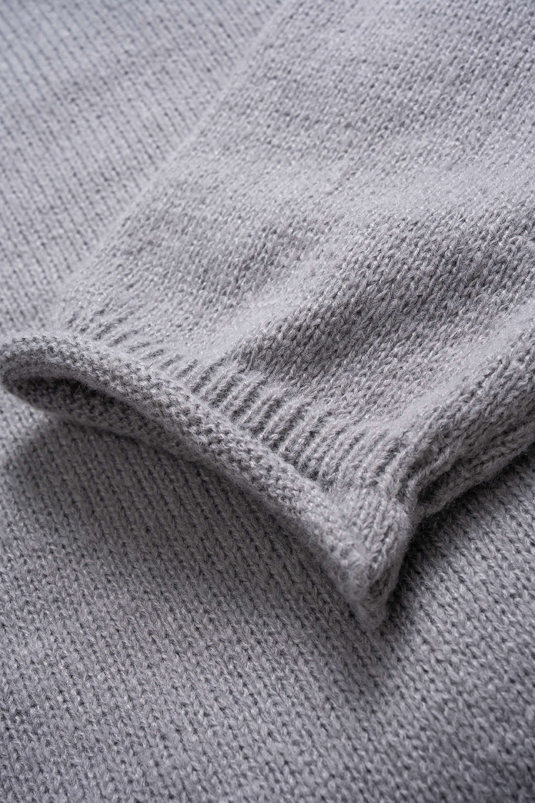 Knit Patchwork Long-Sleeve Top