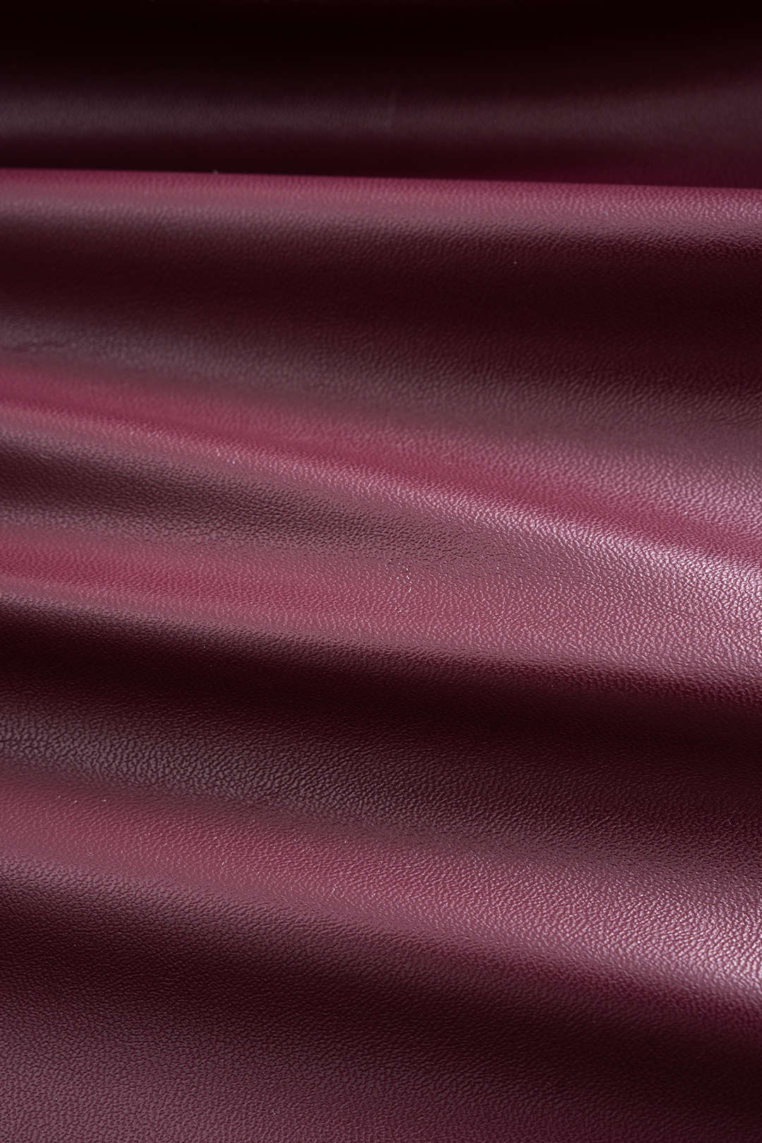 Faux Leather Notched Lapel Jacket