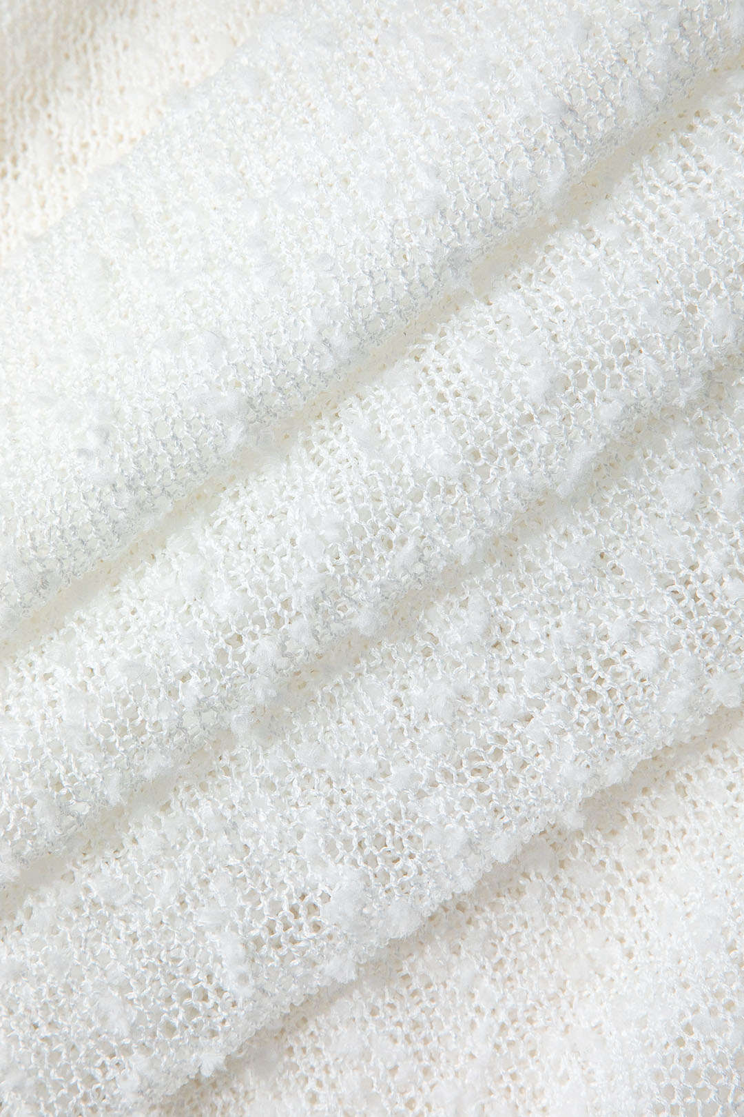 Off-the-Shoulder Open-Knit Maxi Dress