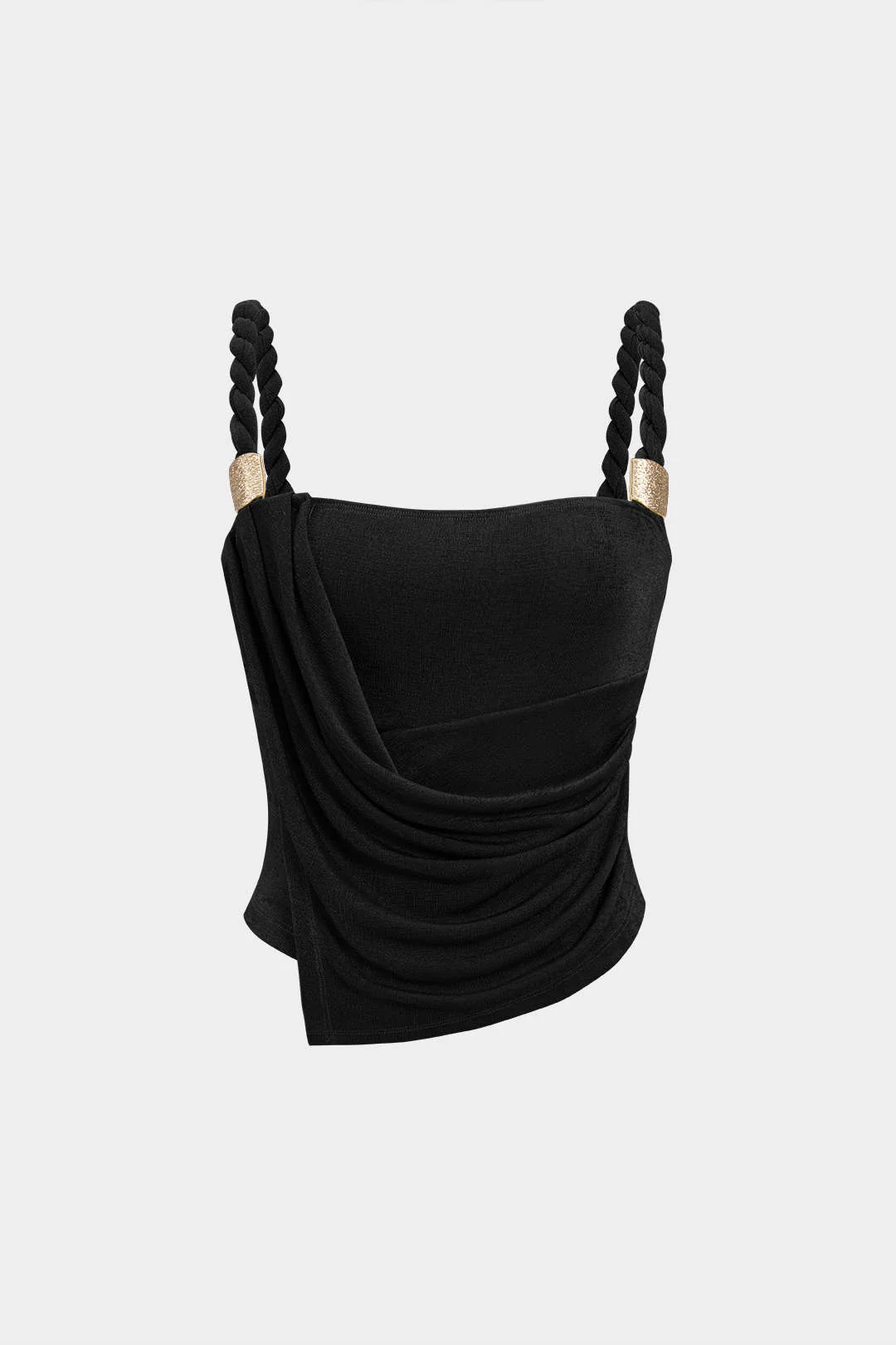 Ruched Twisted Knot Slip Camisole Top