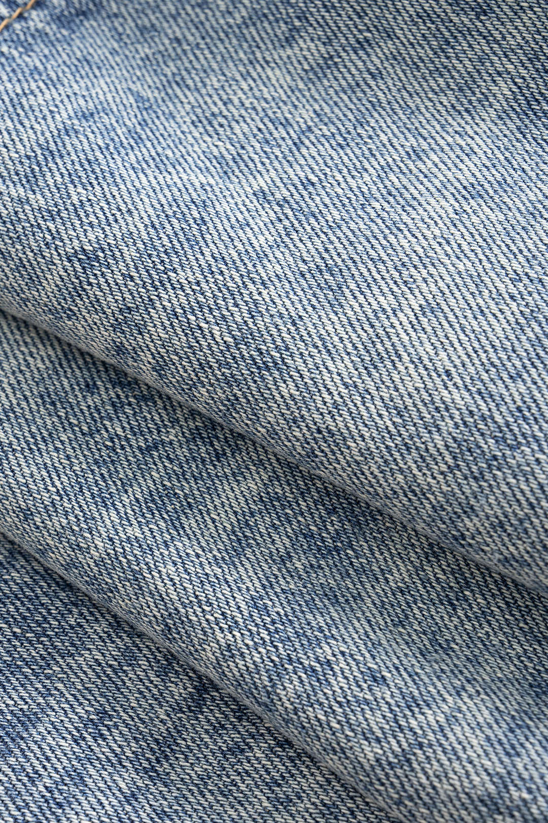 Denim Patchwork Pocket Zippered Skirt