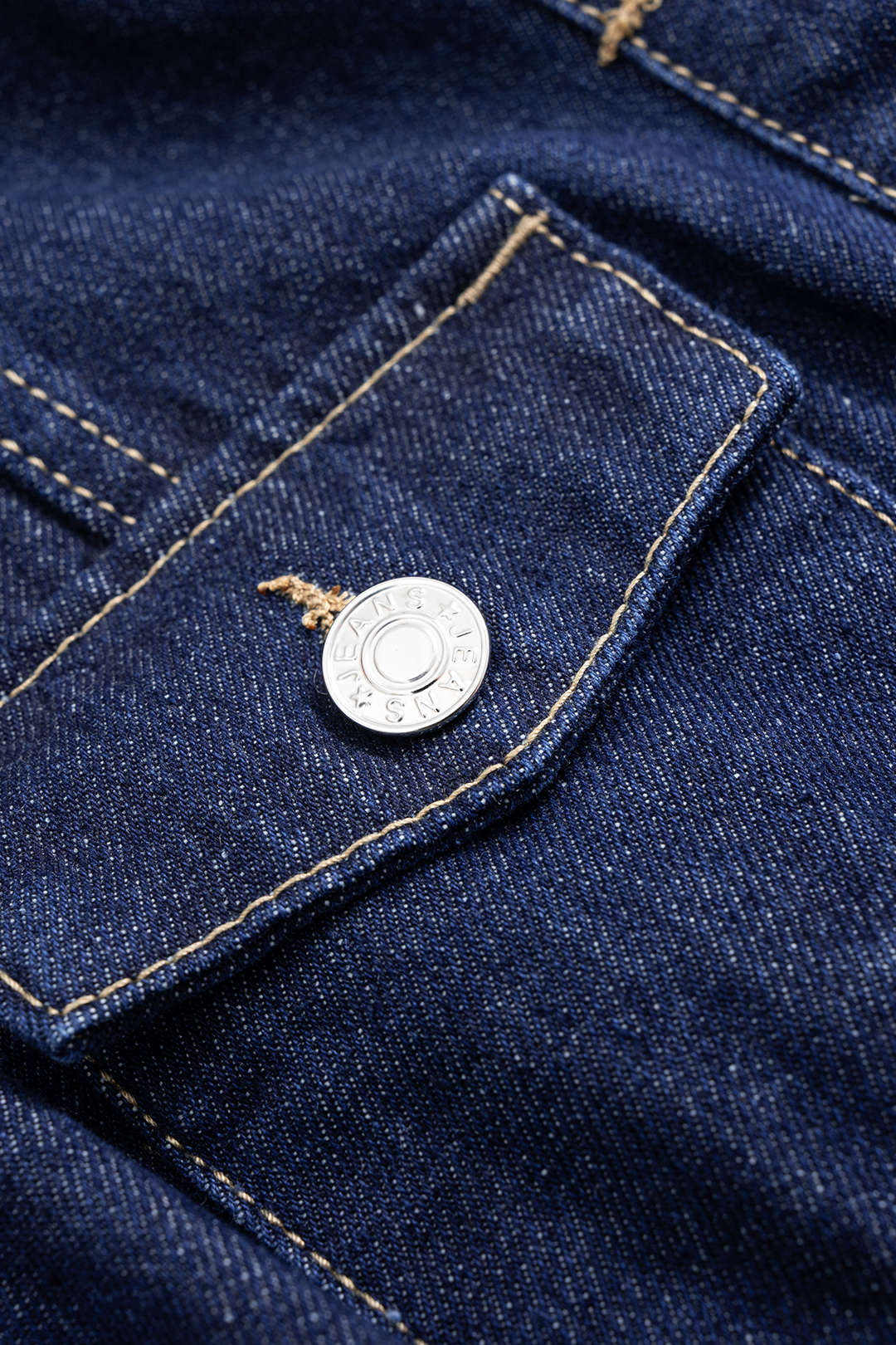 Button Belted Sleeveless Denim Dress