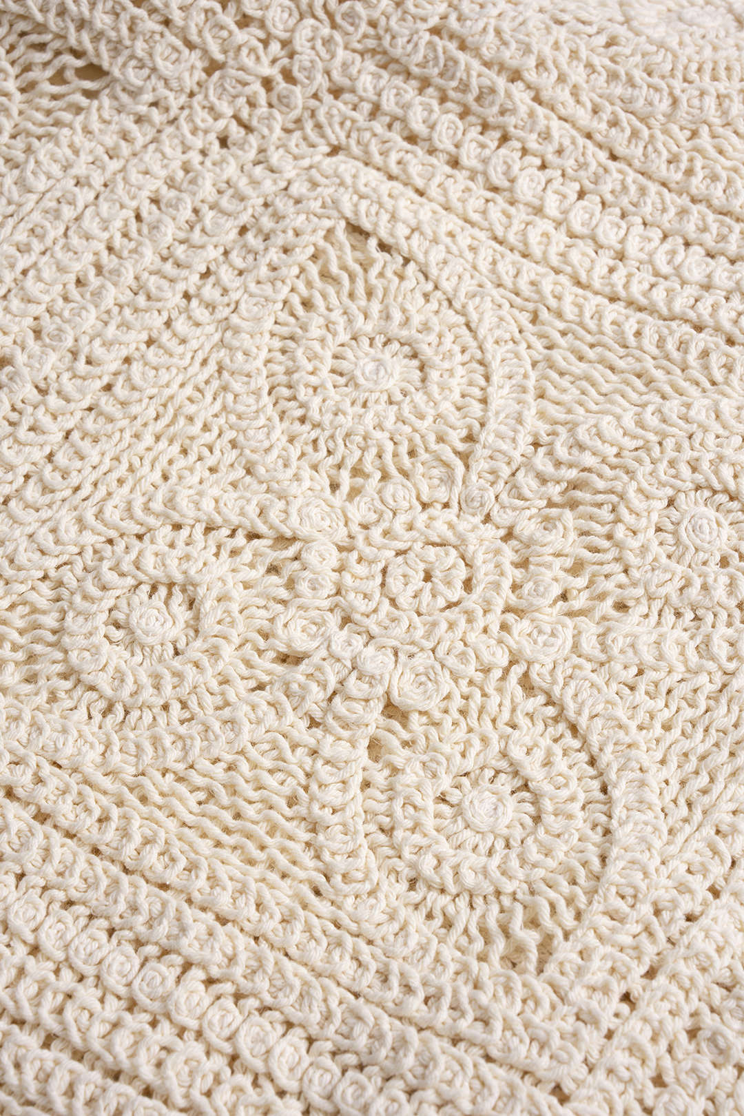 Knit Button Hollow Out Cardigan