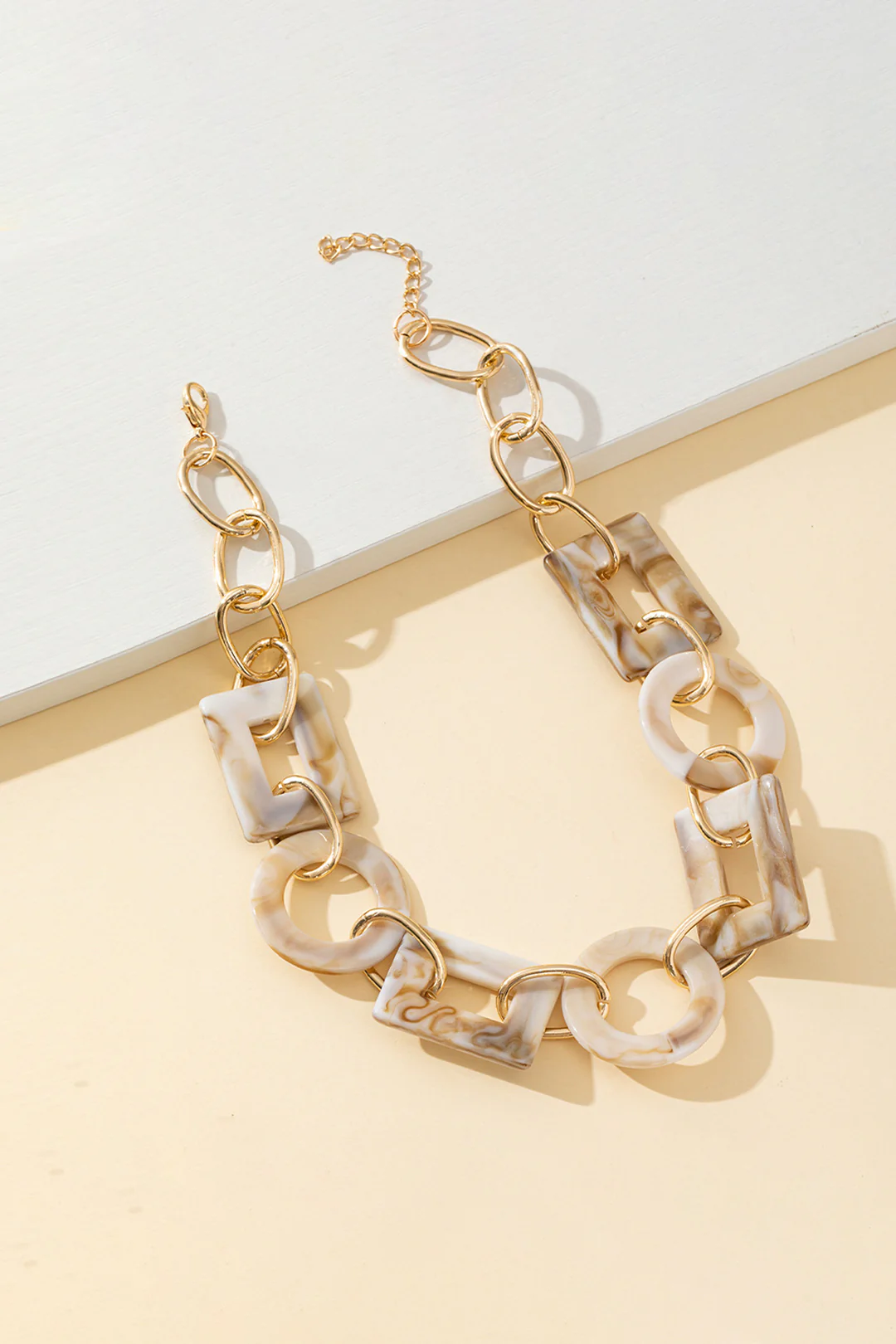 Metal Geometric Bohemian Chain Jewelry Necklace