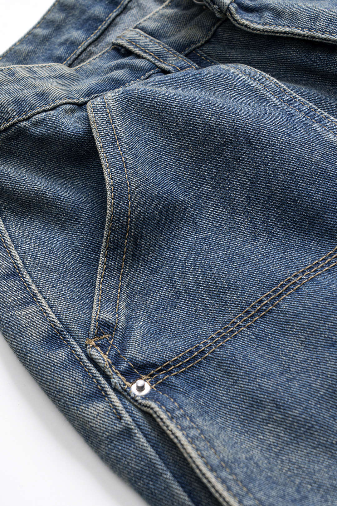 Denim High Waist Wide Leg Jeans