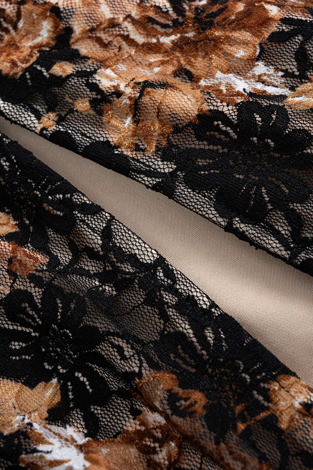 Floral Print Lace Patchwork Underwire Sleeveless Maxi Slip Dress