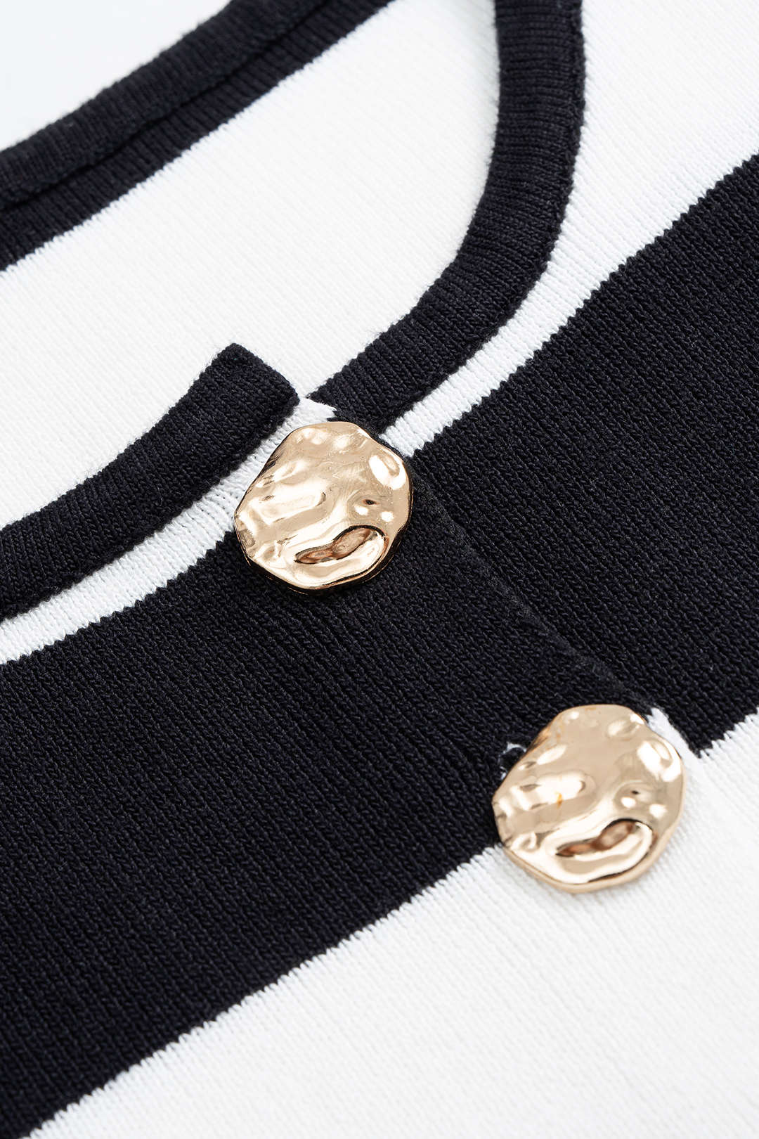 Knit Stripes Contrast Tank Top