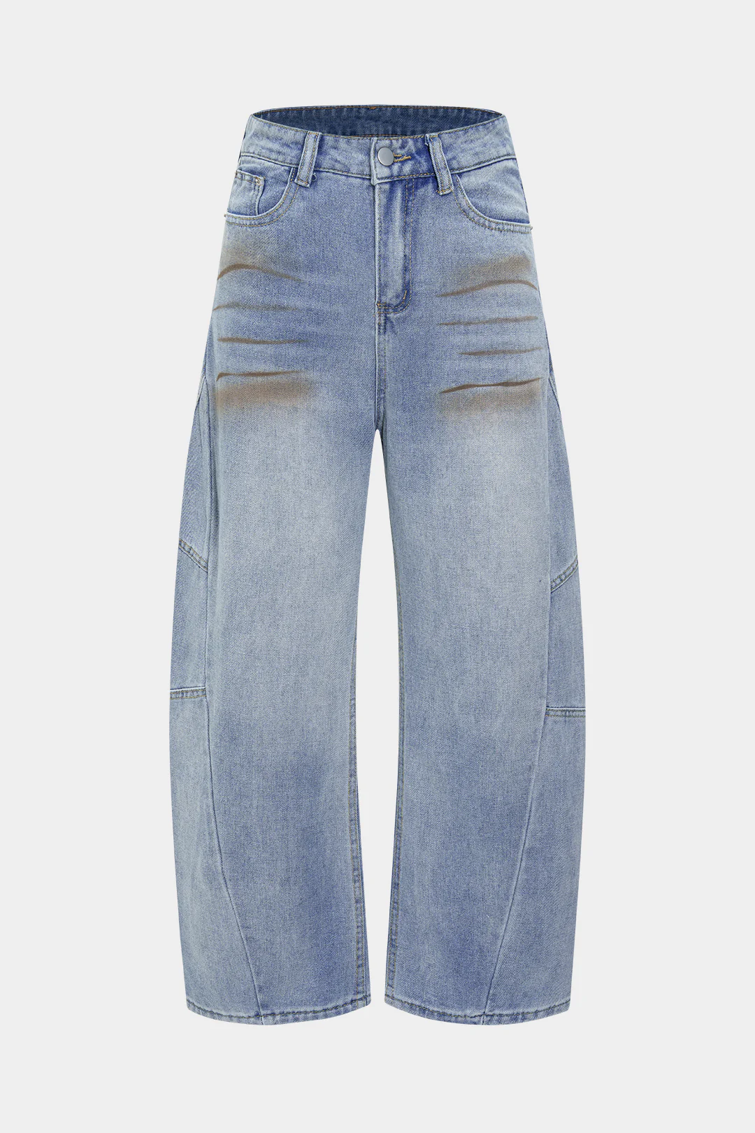 Denim Wide-Leg Jeans