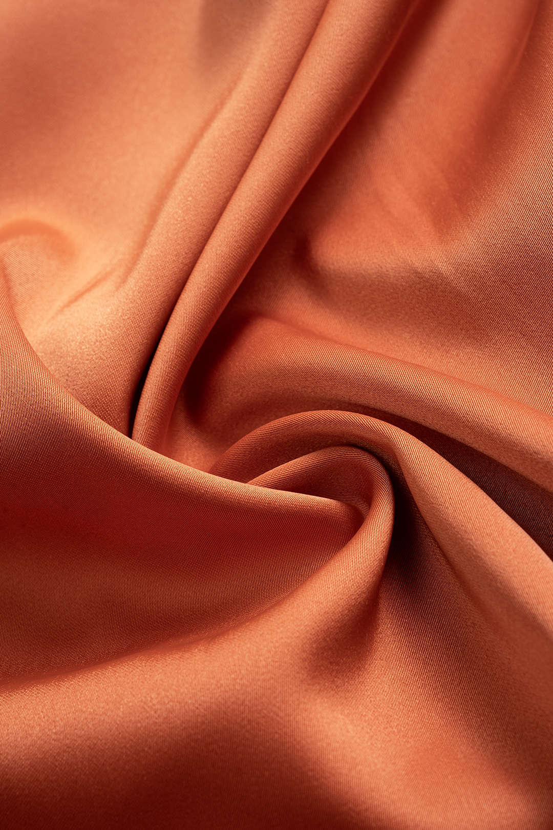 Satin Contrast Binding Tie-Front Long Sleeve Mini Dress