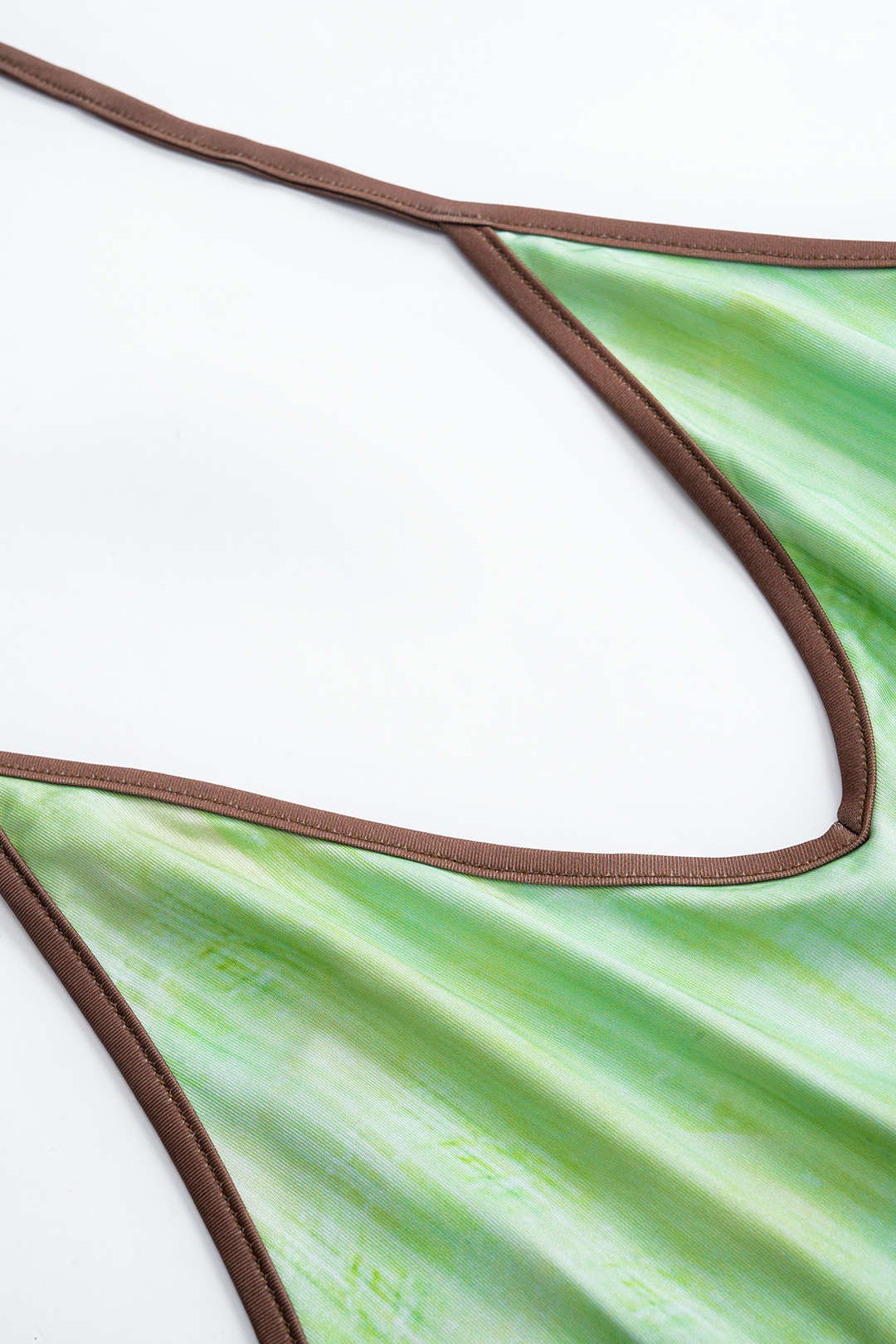 Floral Print V-Neck Halter Neck Backless Sleeveless Midi Dress