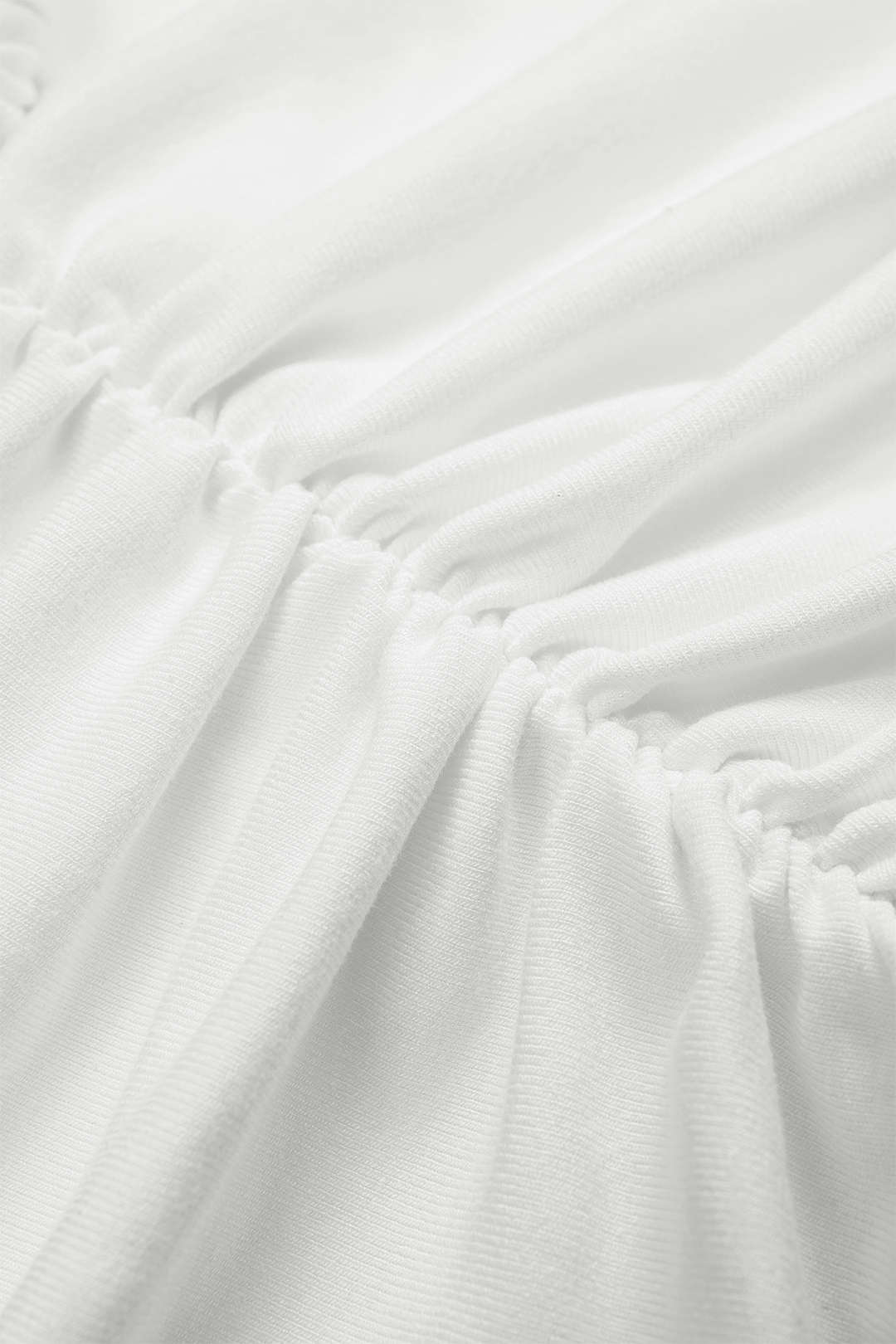 Asymmetrical Ruched Twist Knot Short Sleeve Mini Dress