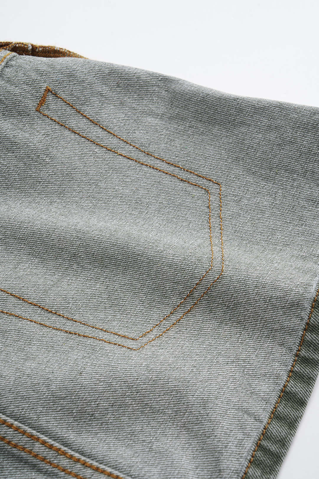 Reversible Denim Pocket Mini Skirt