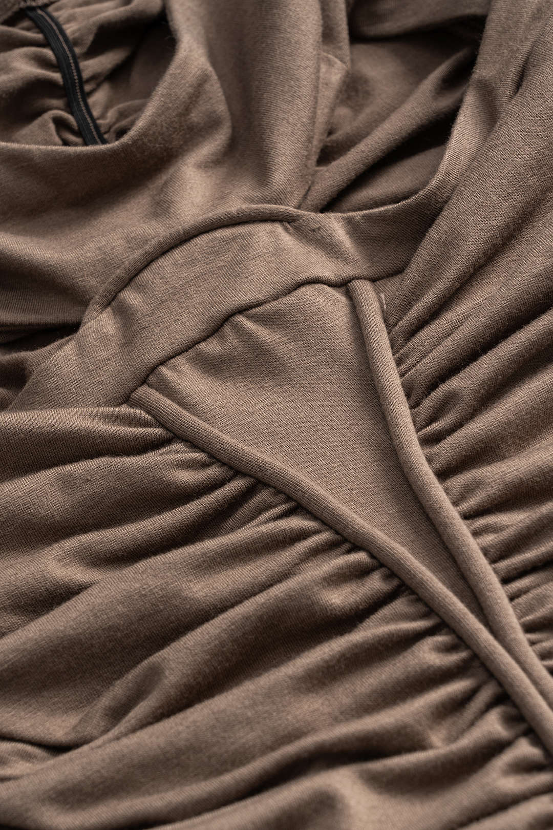 Ruched Slip Hollow Out Sleeveless Mini Dress