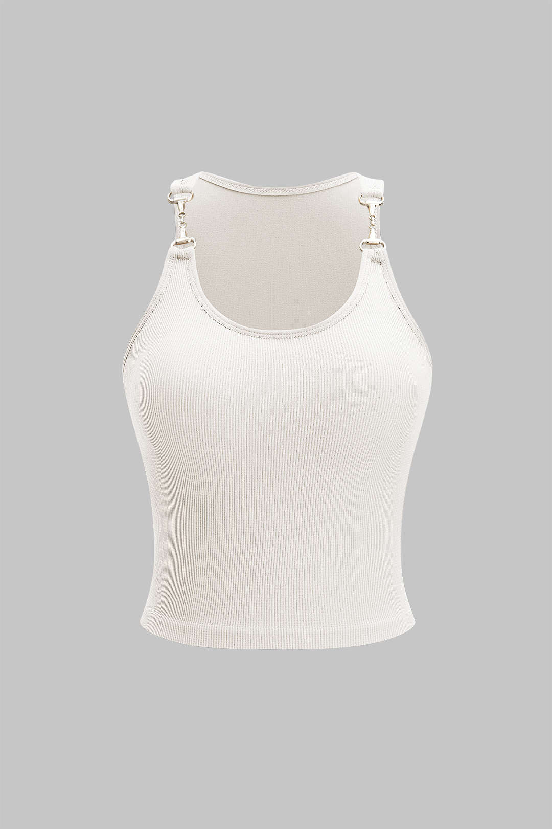 Metallic Decor Sleeveless Cami Top