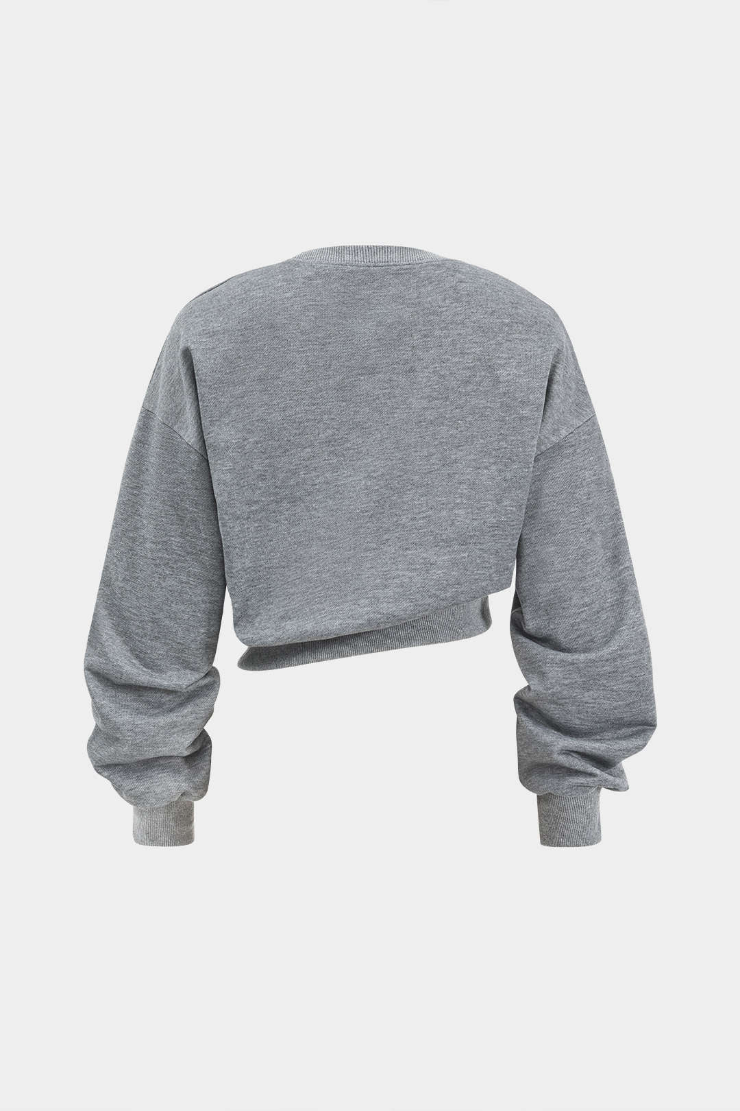 Asymmetric Design Top and Skirt Set