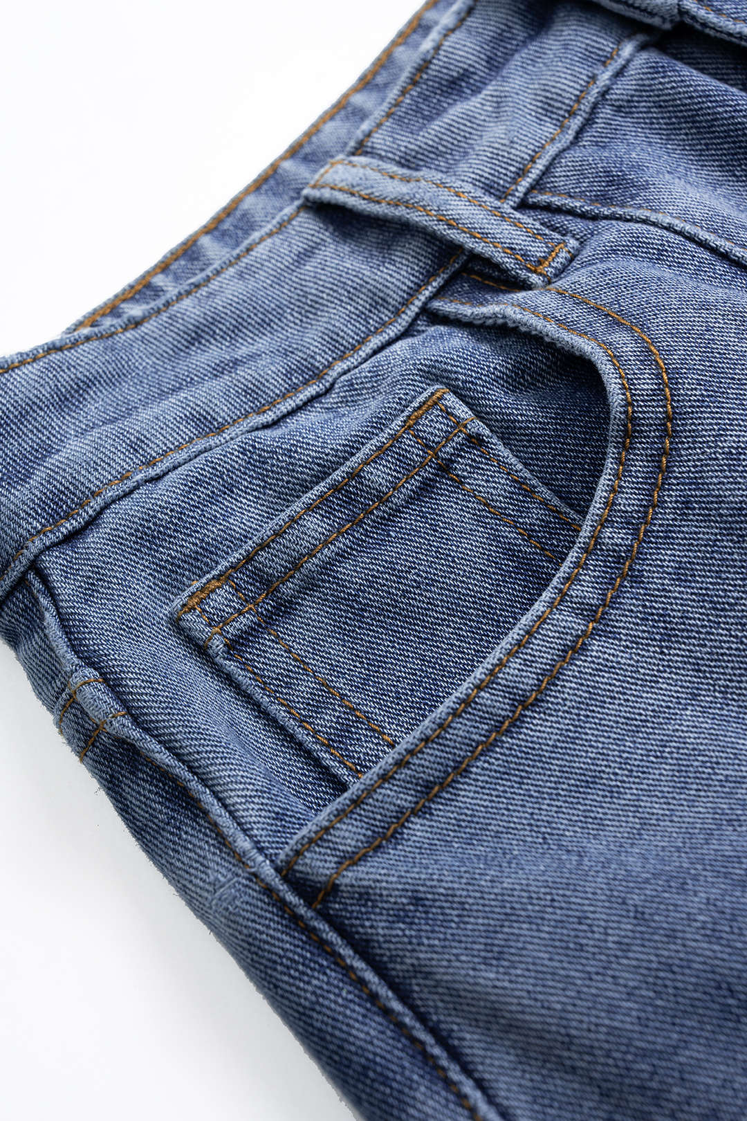 Denim Washed Barrel Jeans