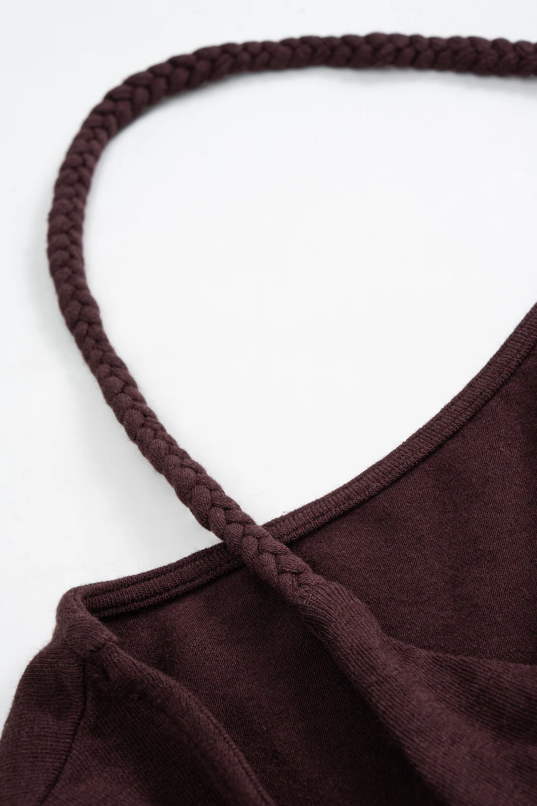 Halter Neck Long-Sleeved Top