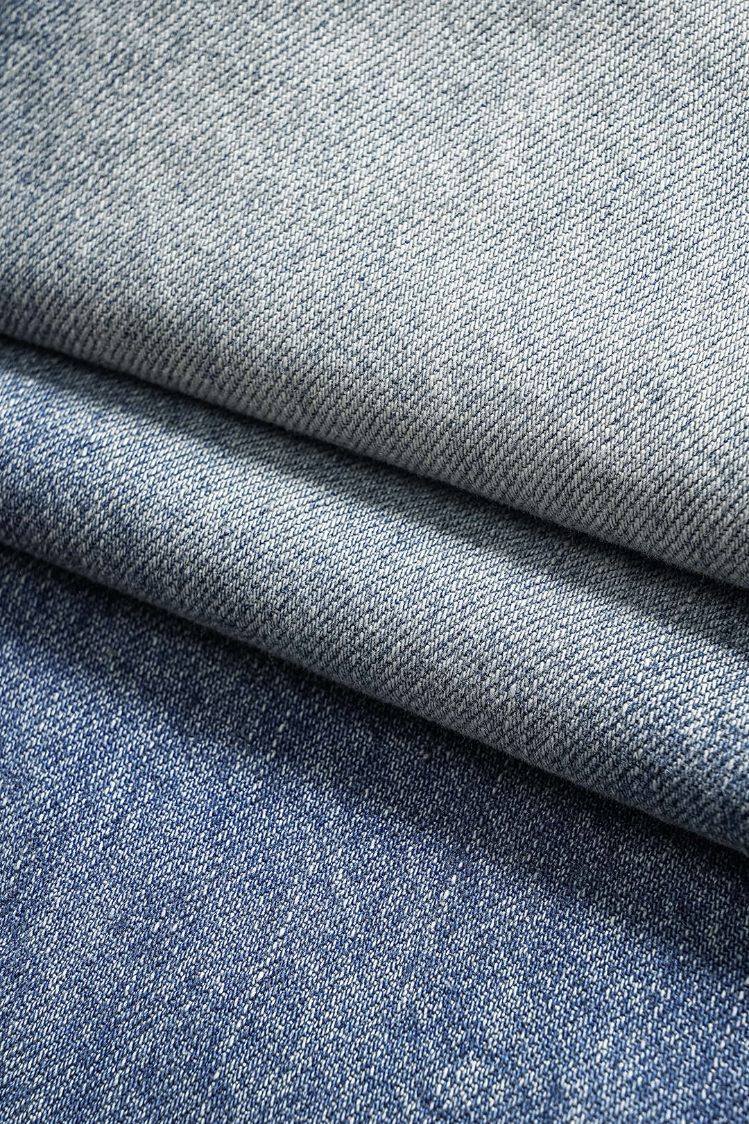 Washed Button Wide Leg Denim Jeans