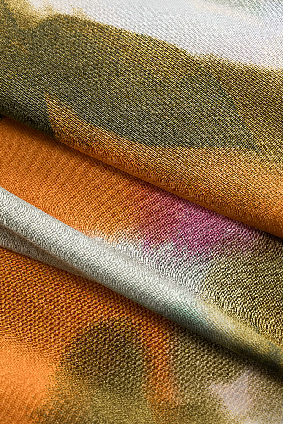 Plus Size Floral Print Satin Ruched Slip Mini Dress