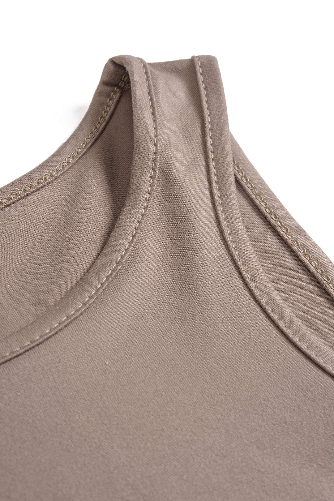 Soid Basic Tank Top And Long Cardigan And Drawstring Wide Leg Trousers Set