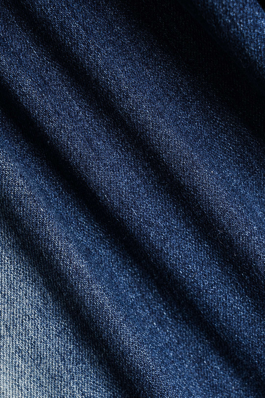 Denim Flared High-Waisted Patchwork Jeans