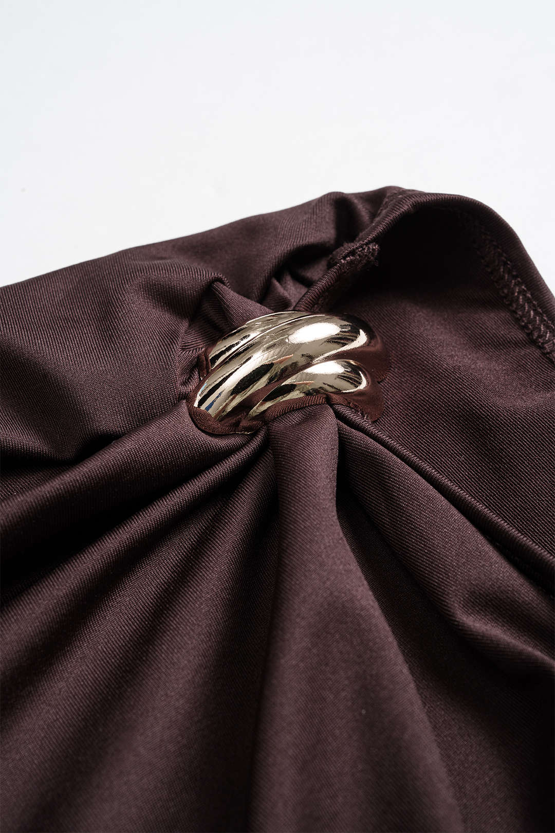 Plus Size Asymmetrical Metallic Trim Tank Top