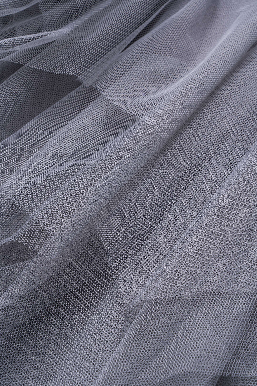 Denim Mesh Patchwork Belted Button Pocket Skirt