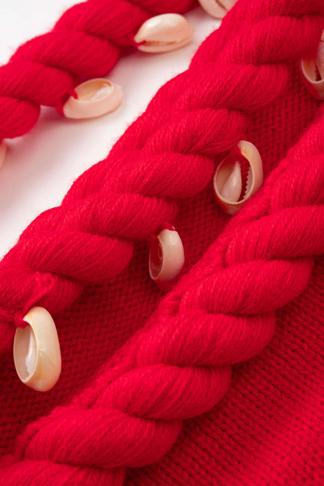 Knit Braided Decorative Skirt