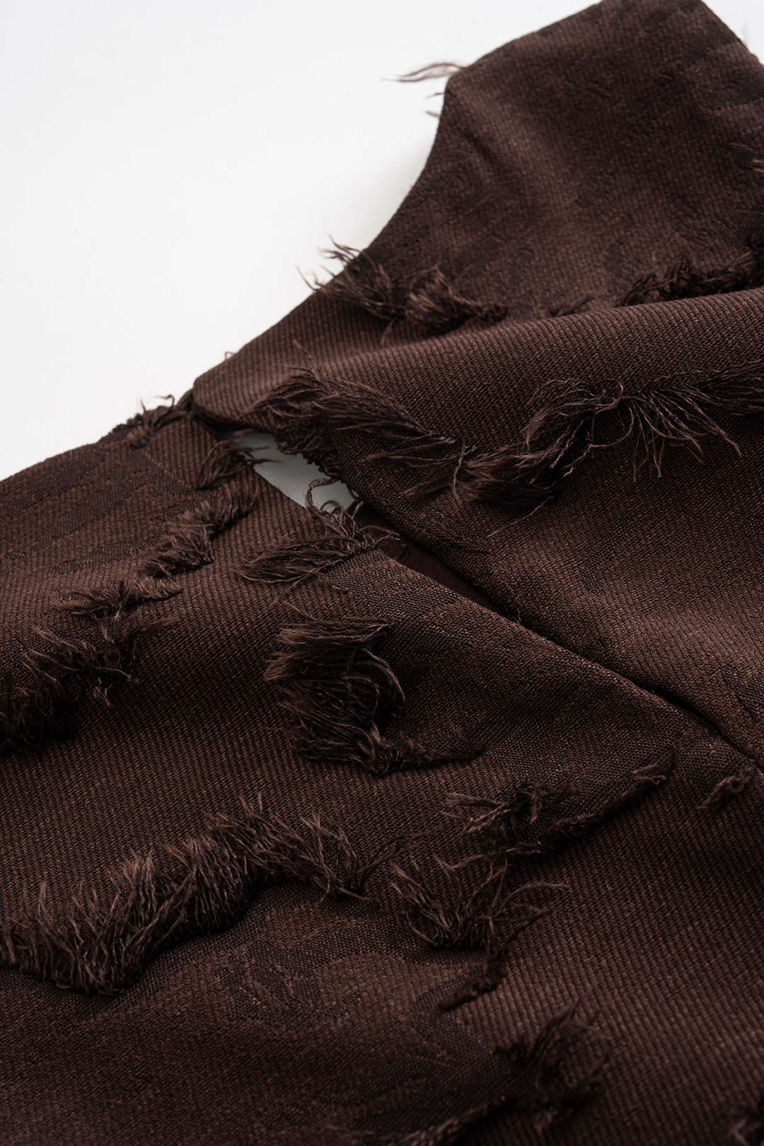 Knit Fringe Trim Sleeveless Dress