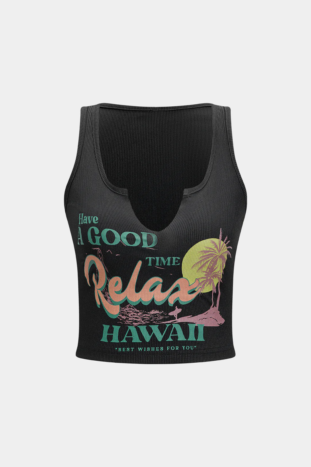 Printed Letter Tank Top