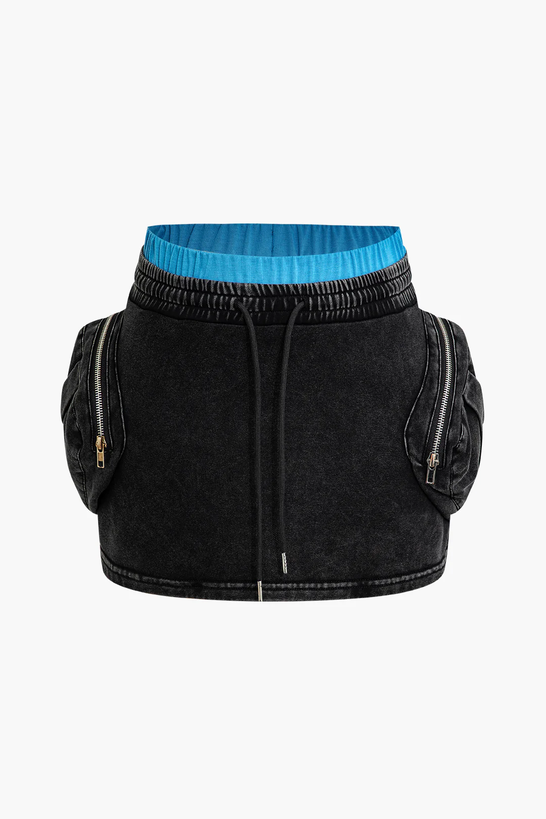 Pocket Drawstring Small Skirt