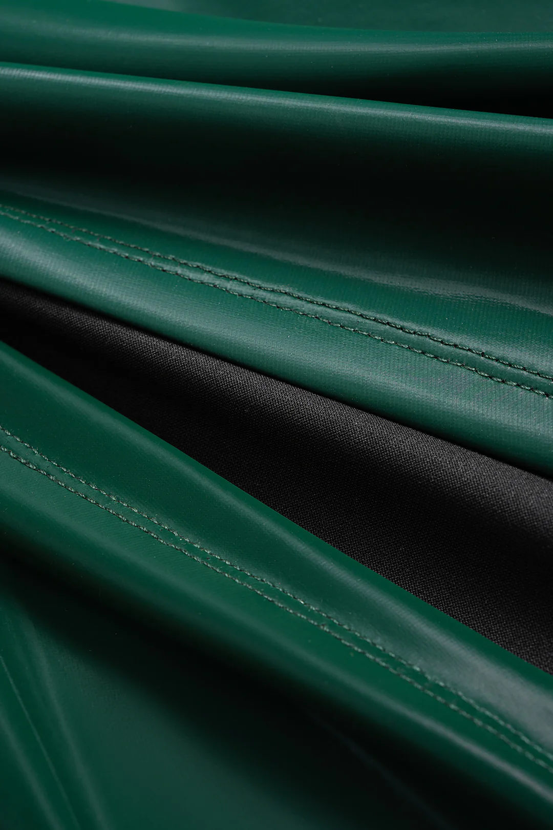 Metallic Ruched Faux Leather Sleeveless Midi Dress