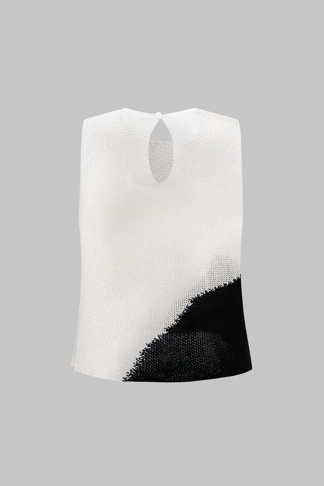 Knit Texture Contrast Tank Top